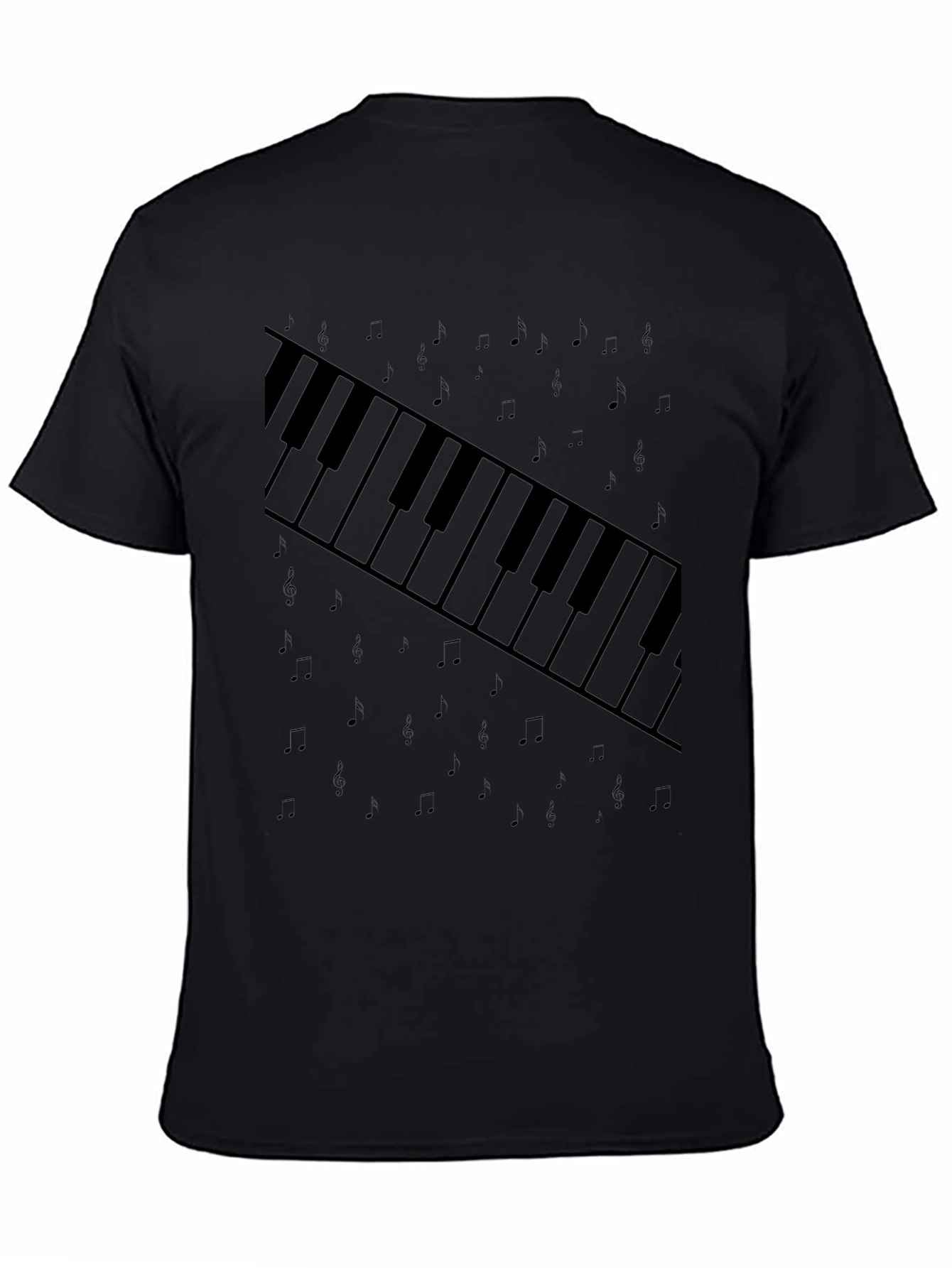Piano Keys Graphic Tee - Music Lovers T-Shirt