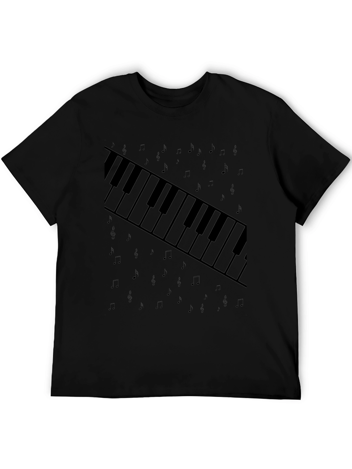 Piano Keys Graphic Tee - Music Lovers T-Shirt
