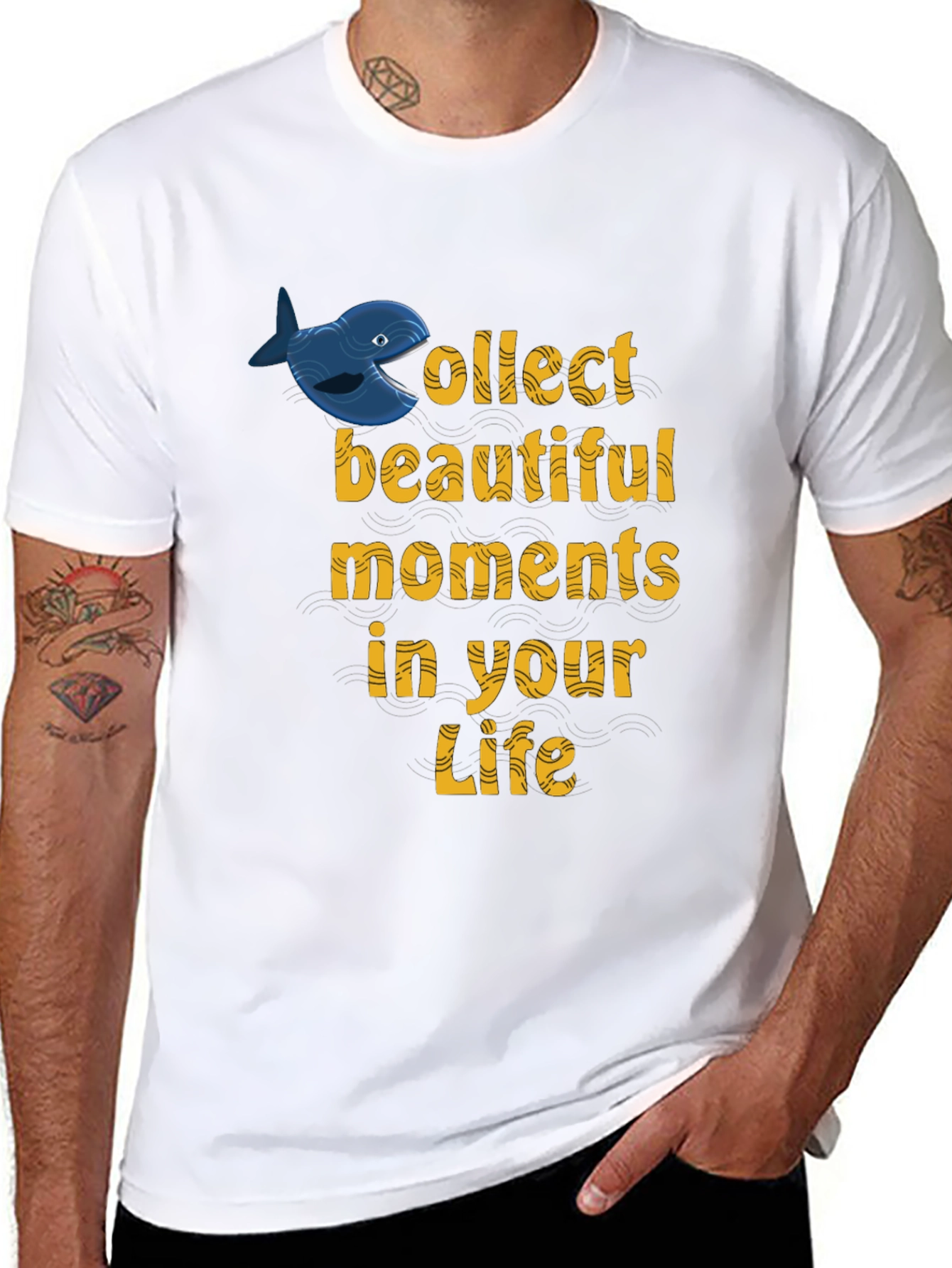 Whale Collect Moments Graphic T-Shirt