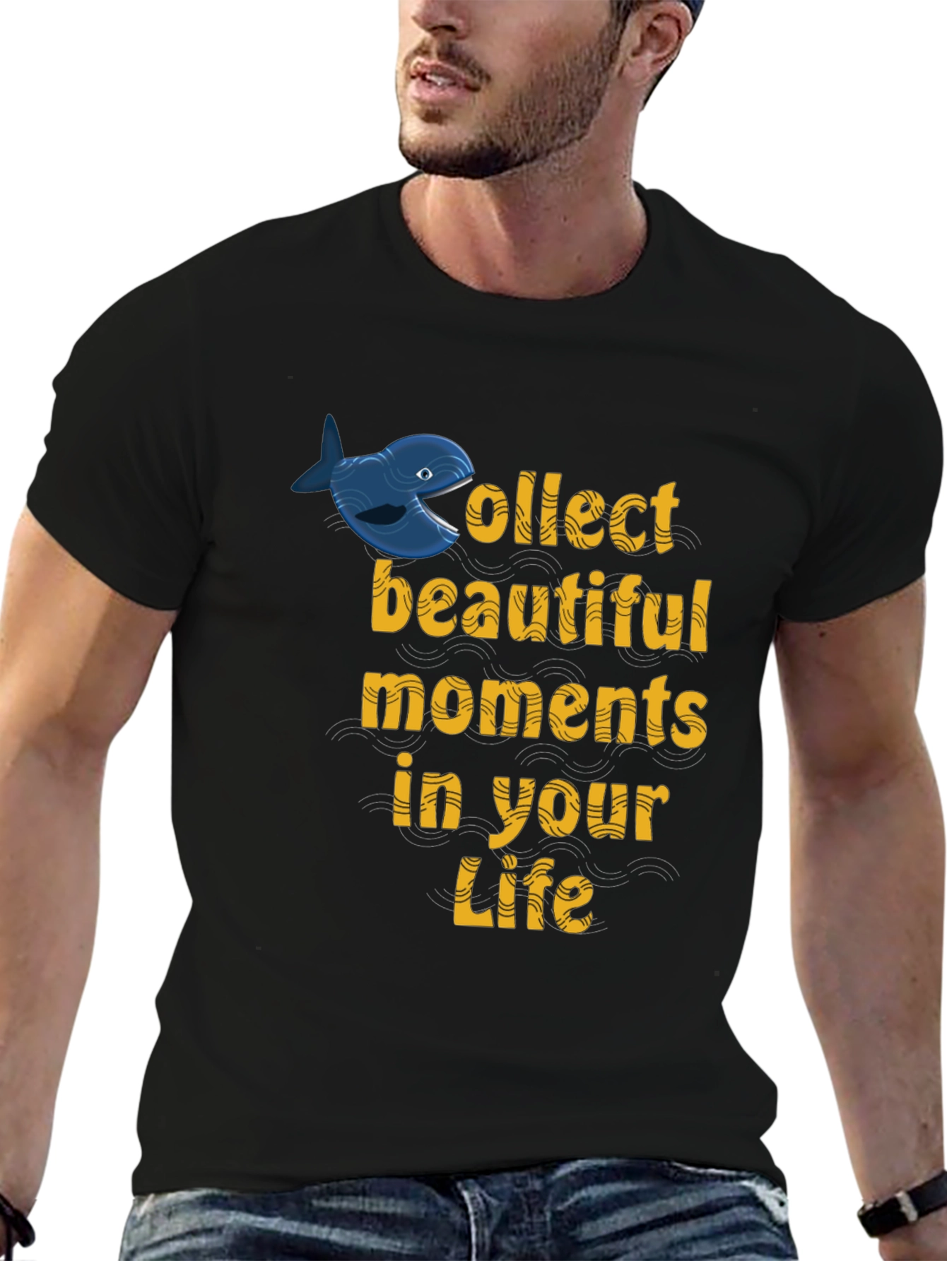 Whale Collect Moments Graphic T-Shirt