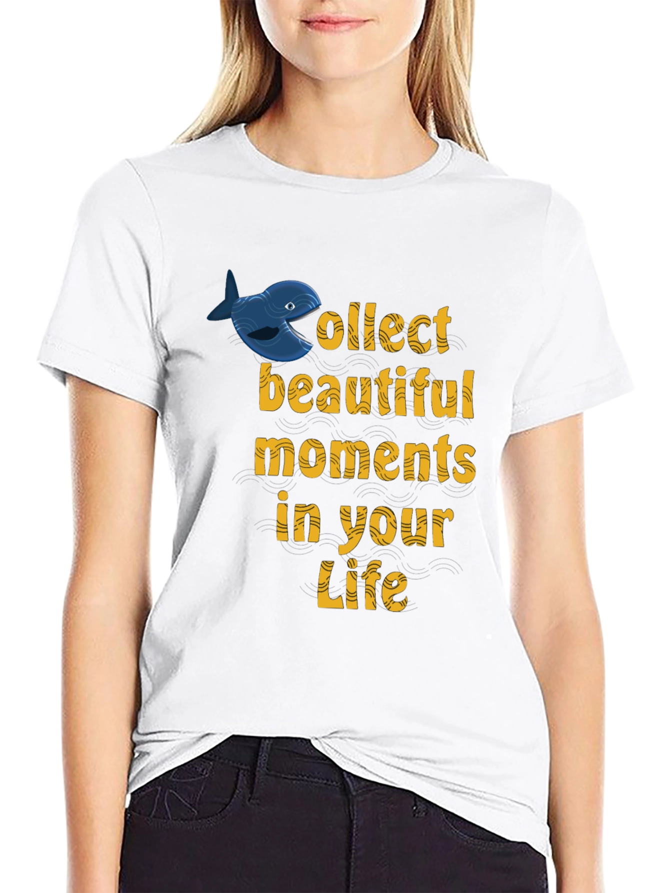 Whale Collect Moments Graphic T-Shirt