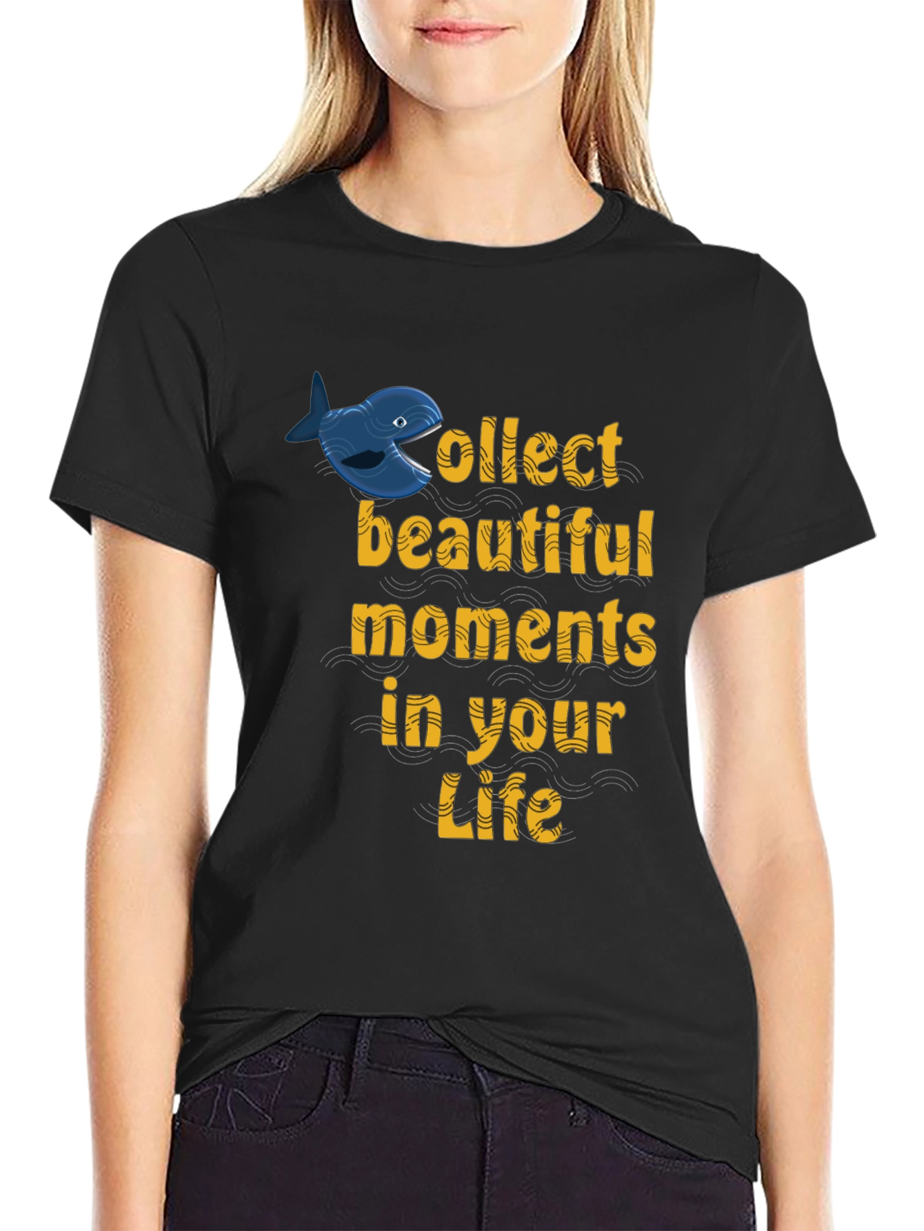 Whale Collect Moments Graphic T-Shirt