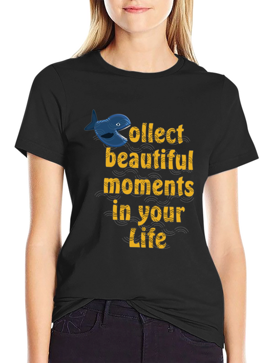 Whale Collect Moments Graphic T-Shirt