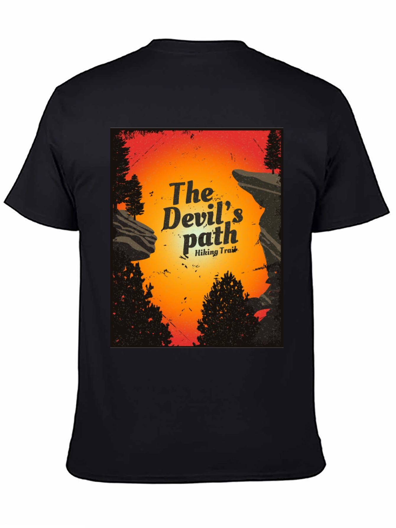 The Devils Path Hiking Trail Graphic T-Shirt