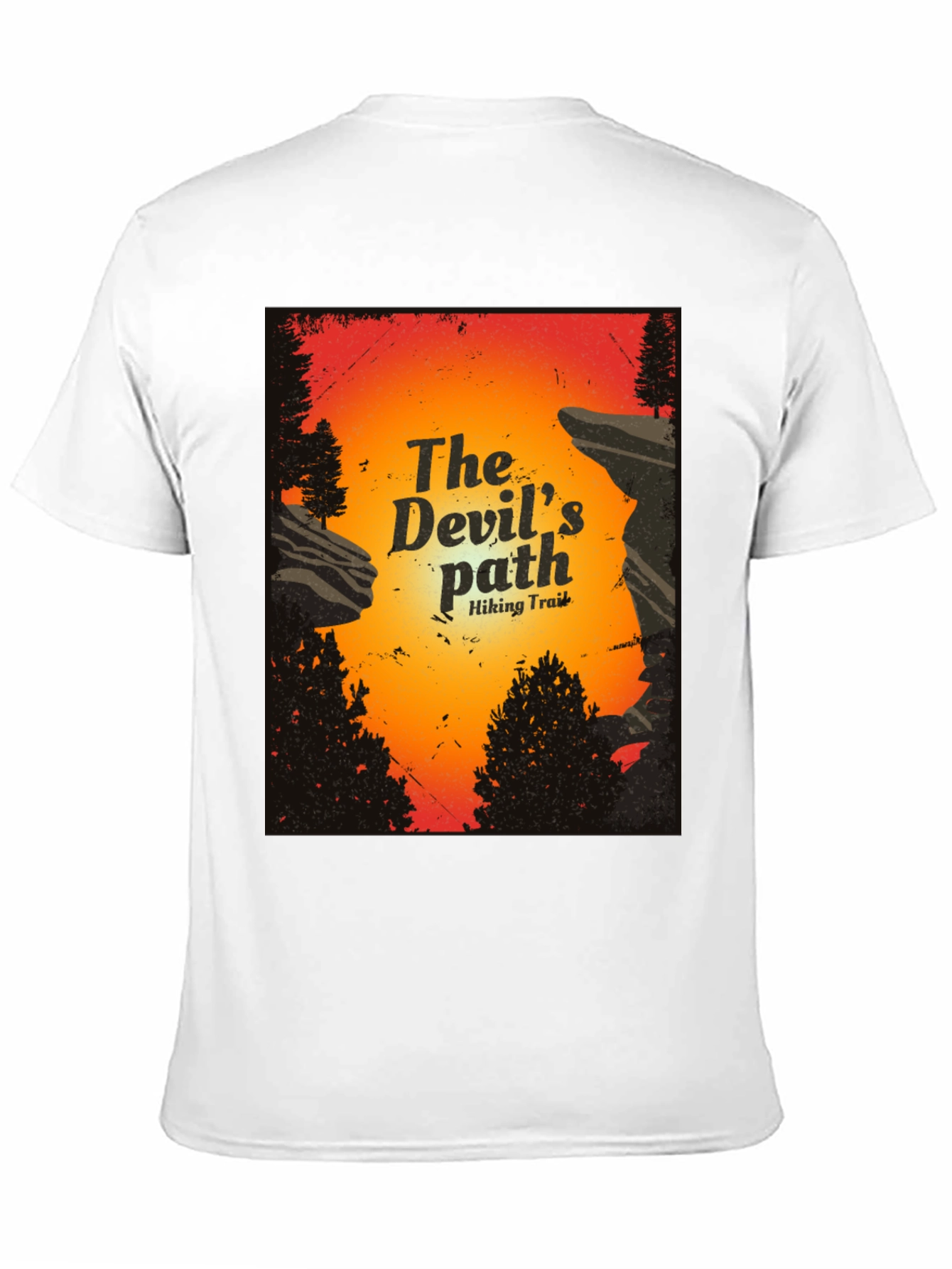 The Devils Path Hiking Trail Graphic T-Shirt