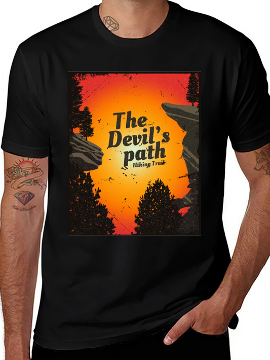 The Devils Path Hiking Trail Graphic T-Shirt