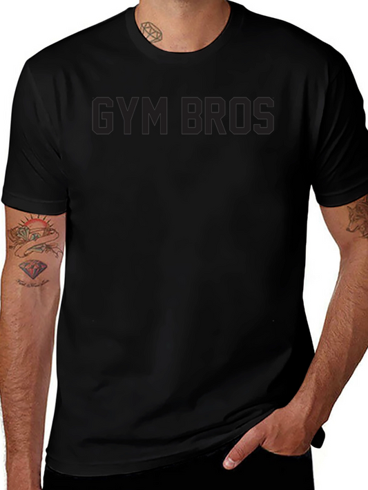 Gym Bros Black T-Shirt - Workout Apparel
