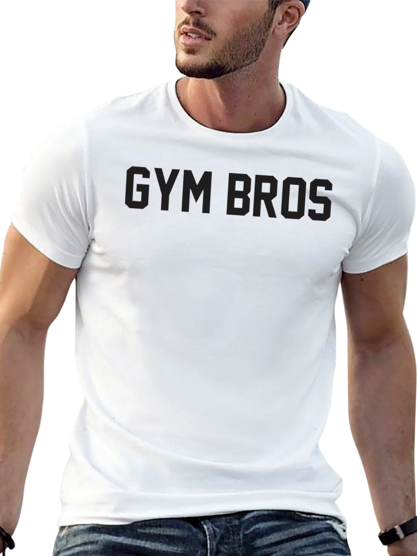 Gym Bros Black T-Shirt - Workout Apparel