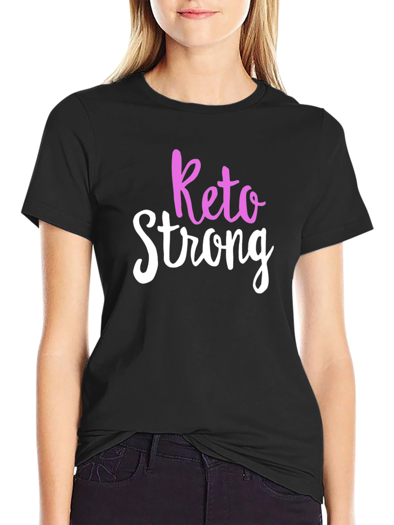 Keto Strong Black T-Shirt