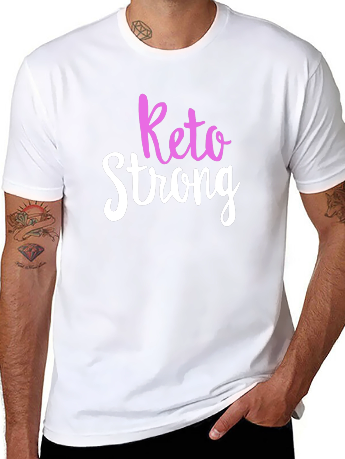 Keto Strong Black T-Shirt