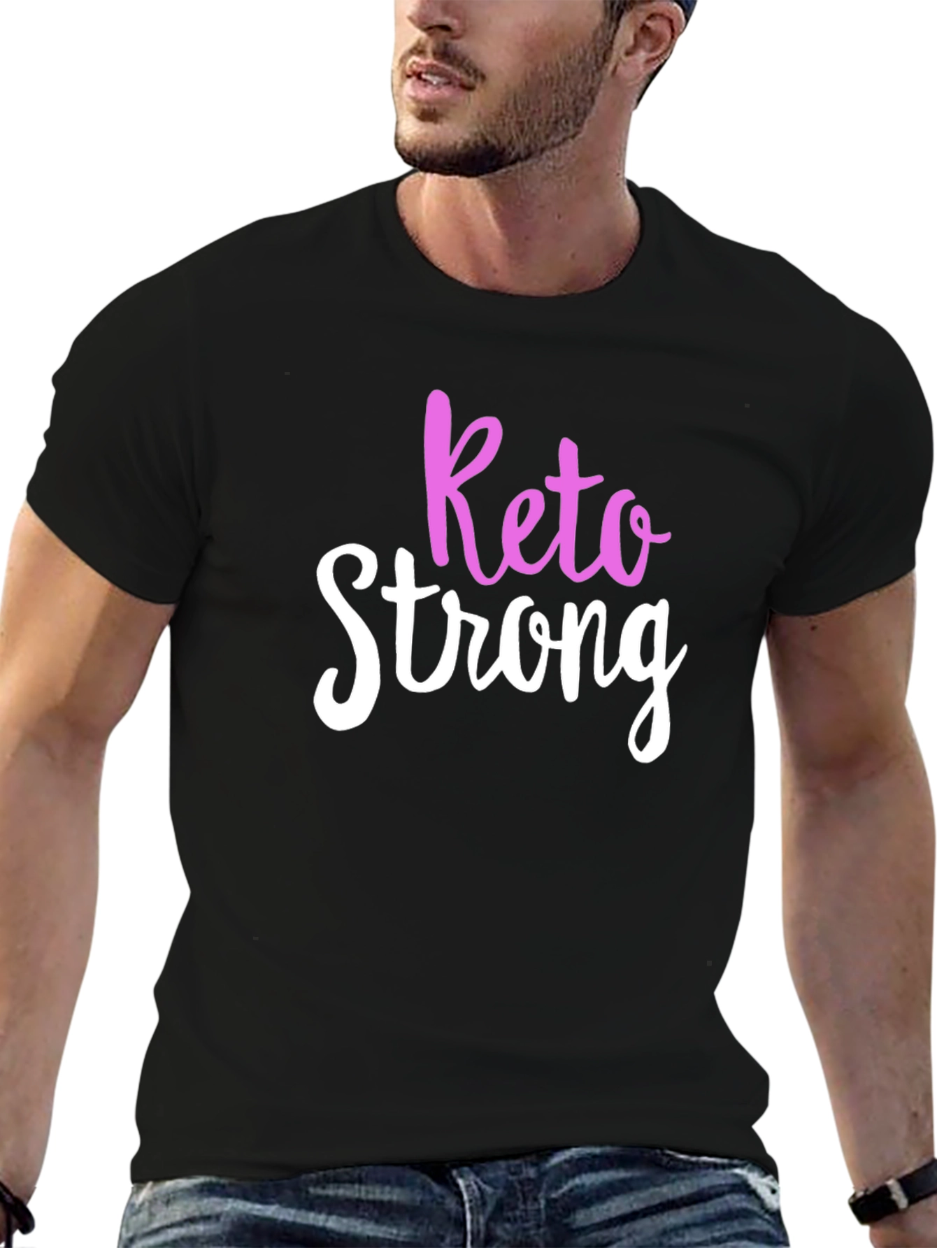 Keto Strong Black T-Shirt