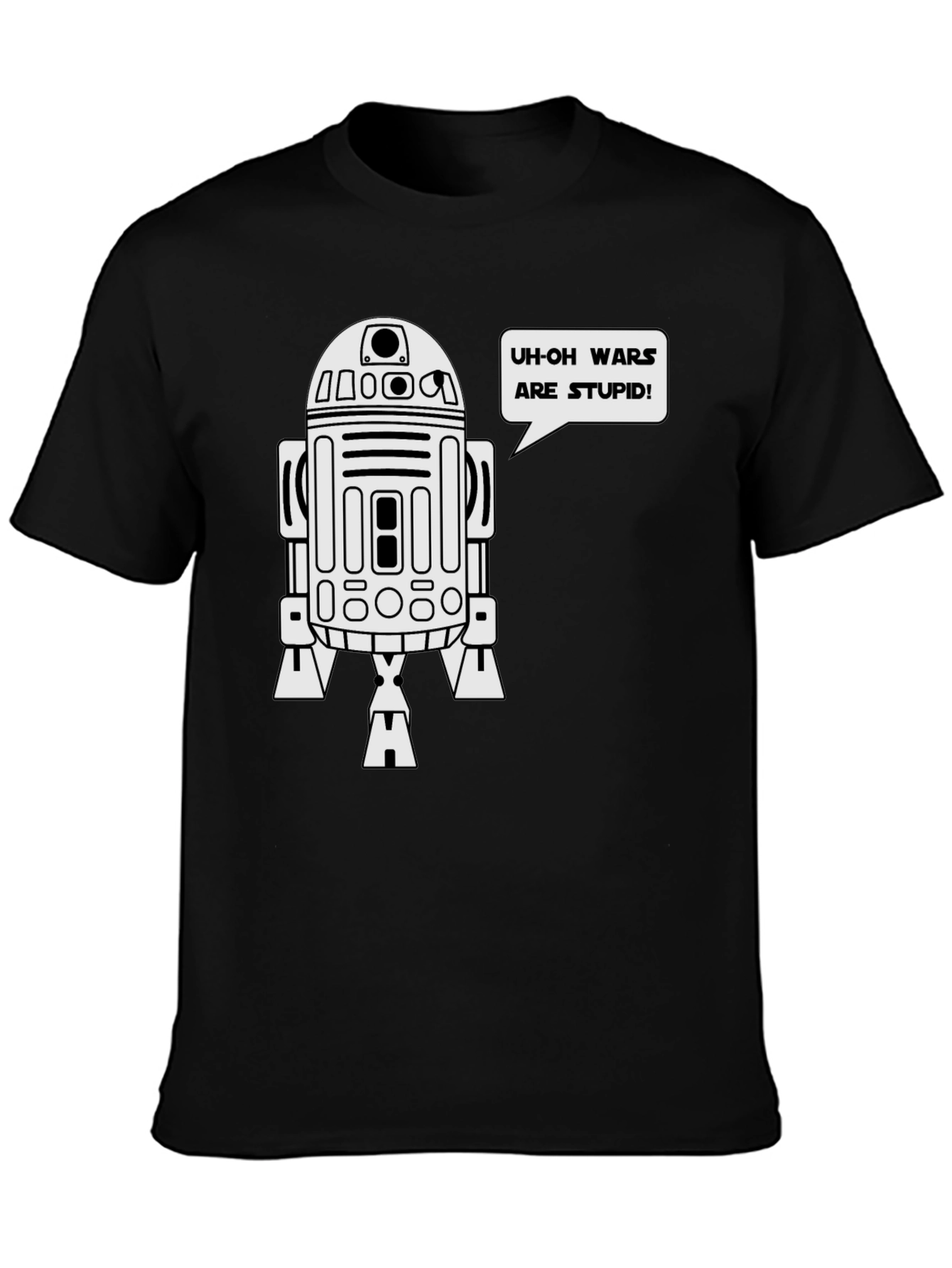 Funny Star Wars R2D2 Graphic T-Shirt