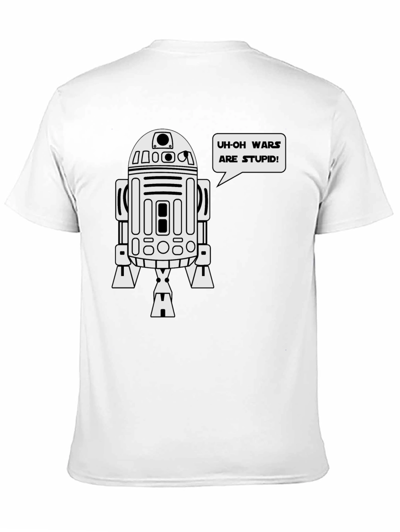 Funny Star Wars R2D2 Graphic T-Shirt