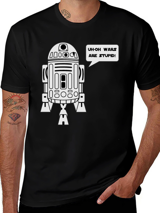 Funny Star Wars R2D2 Graphic T-Shirt