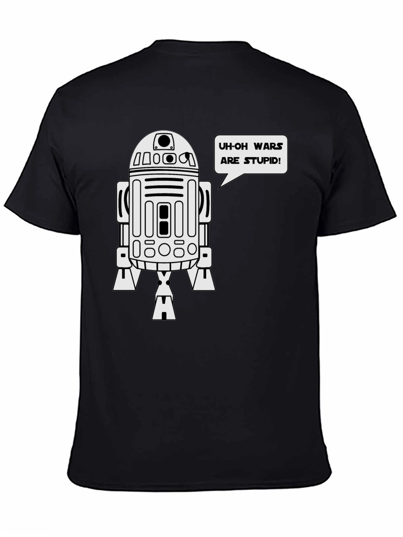Funny Star Wars R2D2 Graphic T-Shirt