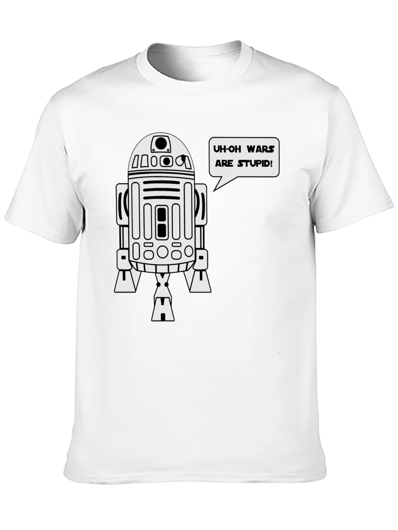 Funny Star Wars R2D2 Graphic T-Shirt