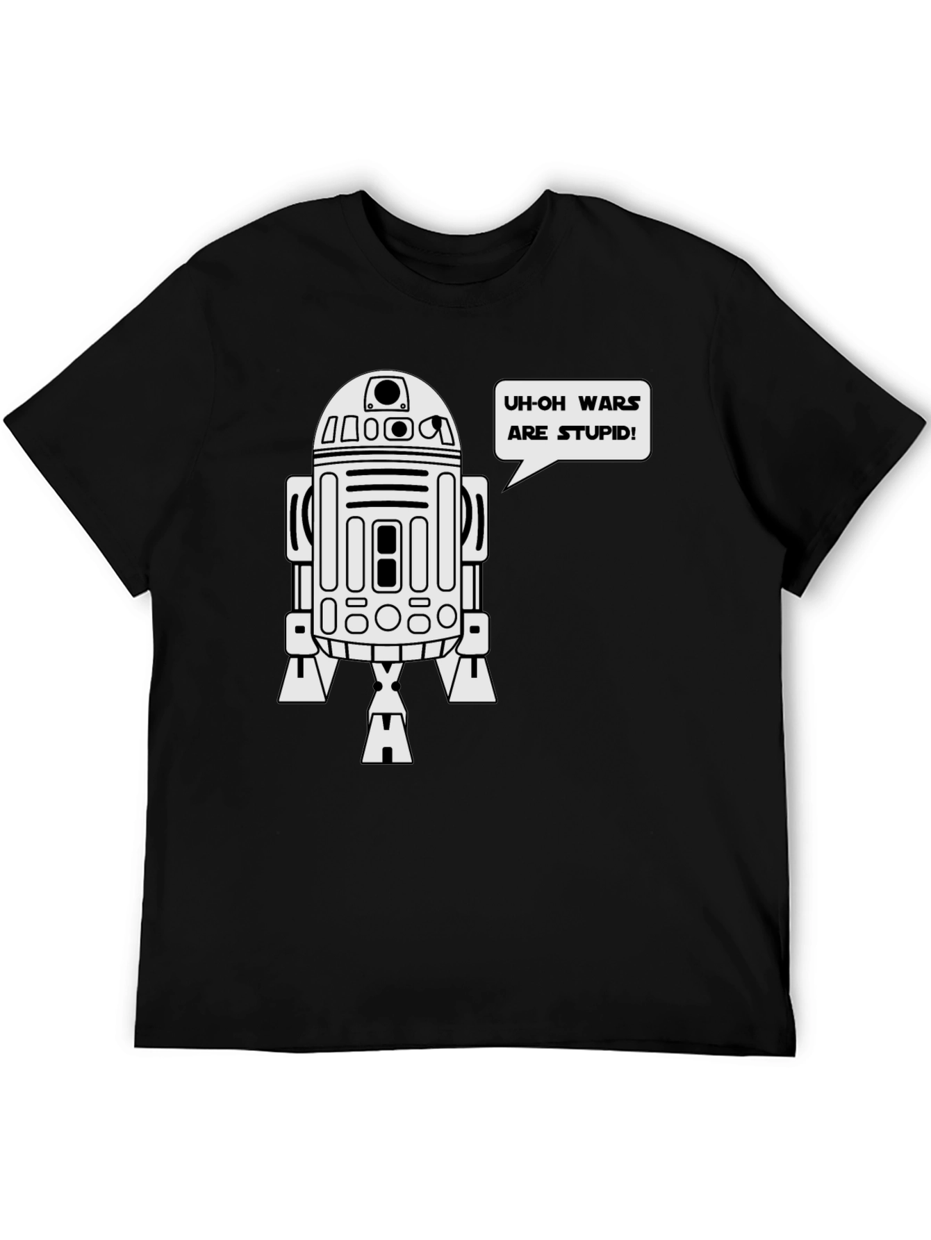 Funny Star Wars R2D2 Graphic T-Shirt