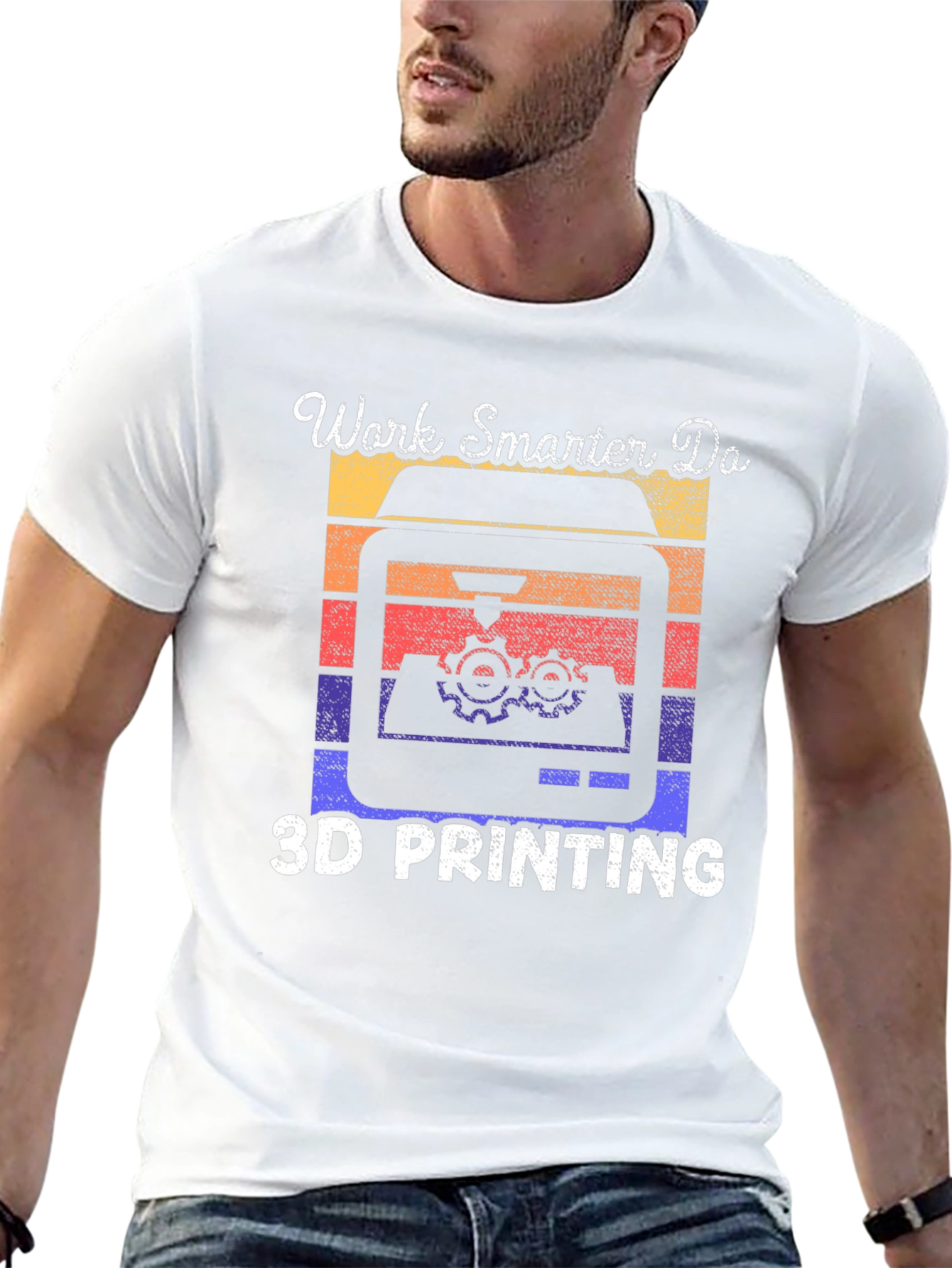 Work Smarter 3D Printing T-Shirt