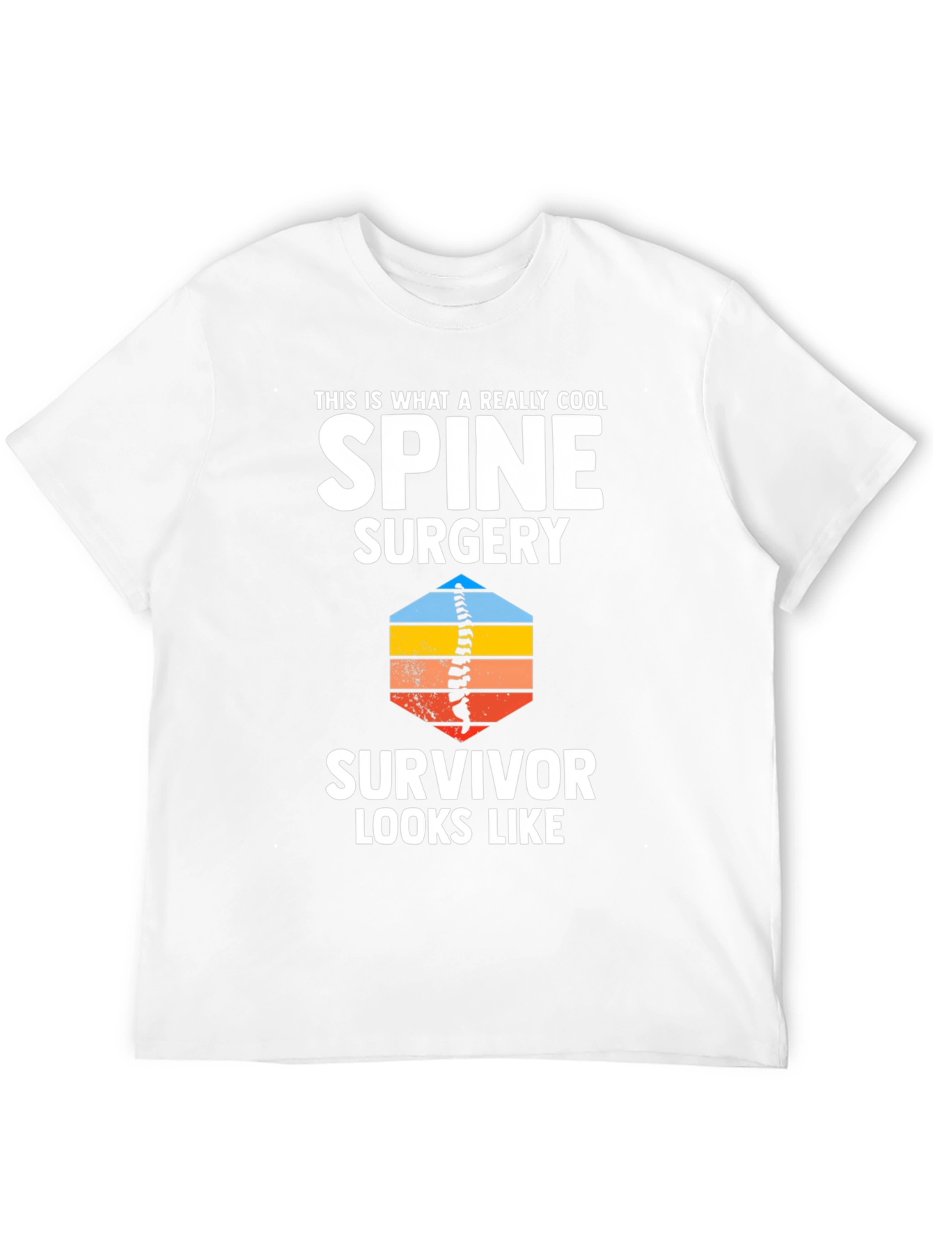 Cool Spine Surgery Survivor Graphic T-Shirt