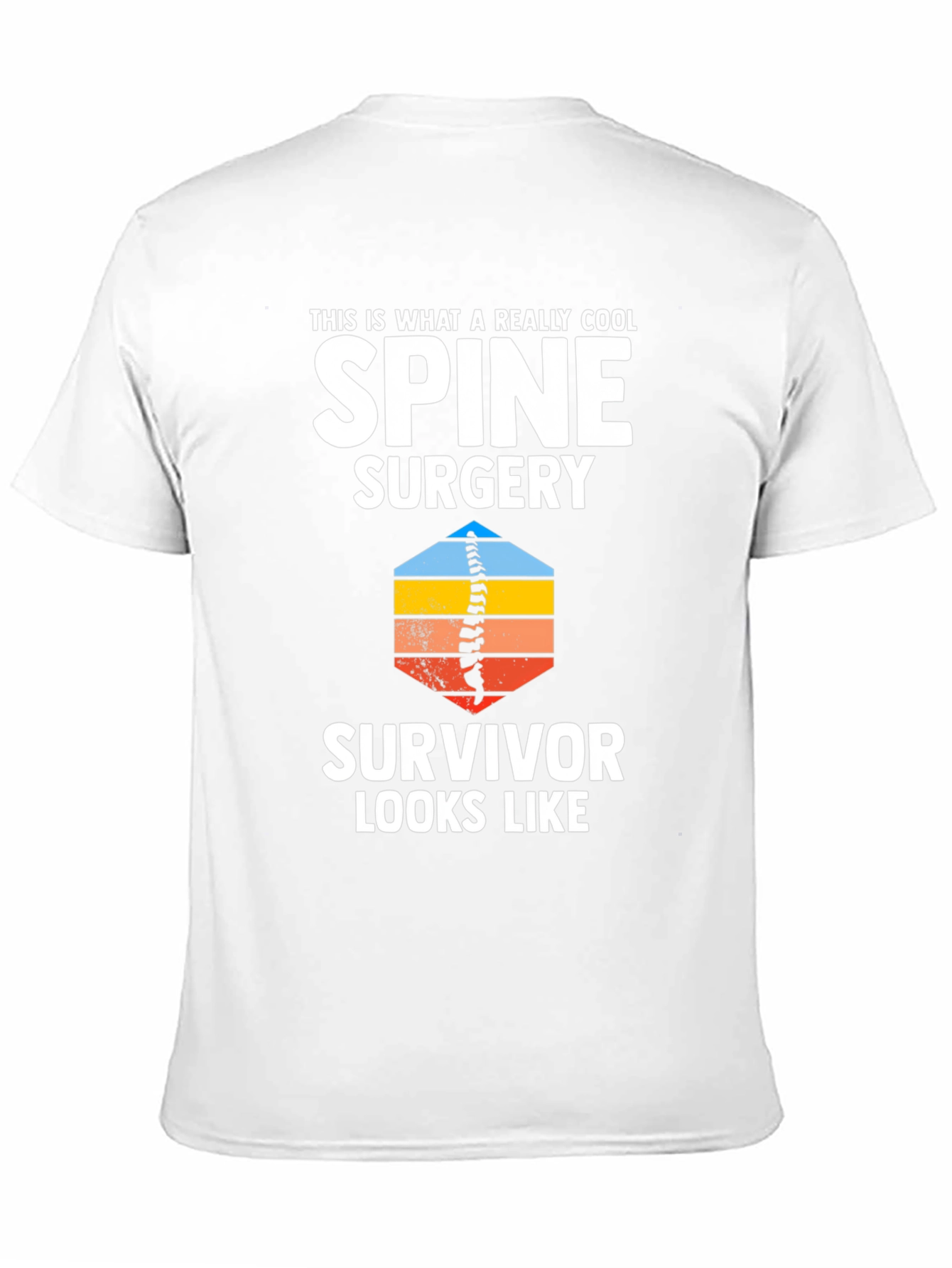 Cool Spine Surgery Survivor Graphic T-Shirt
