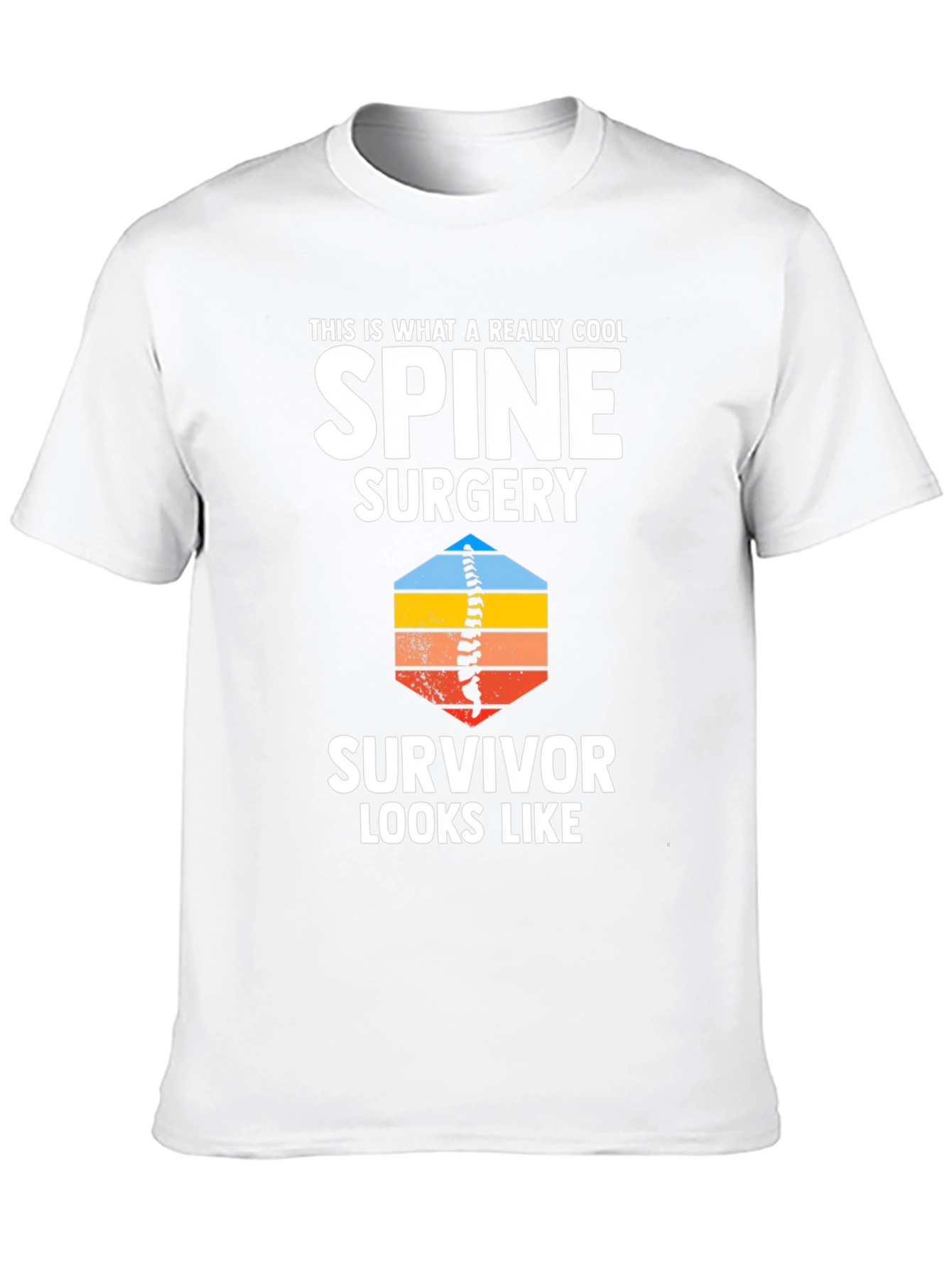 Cool Spine Surgery Survivor Graphic T-Shirt