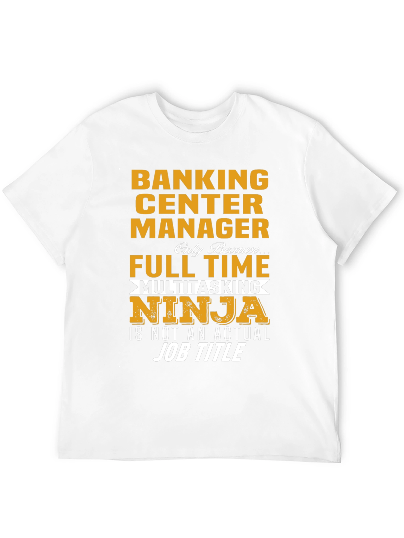 Banking Center Manager Ninja T-Shirt