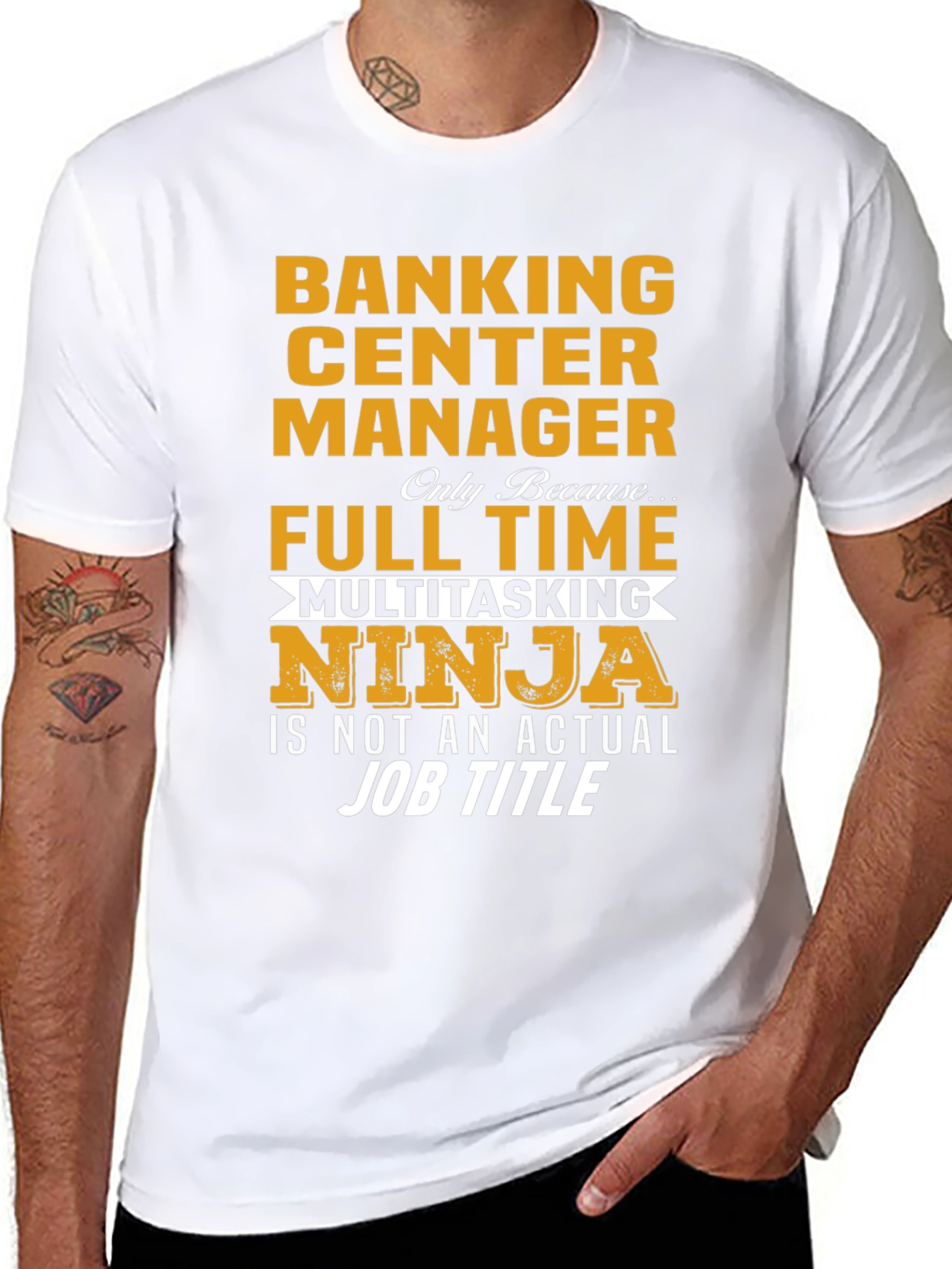 Banking Center Manager Ninja T-Shirt