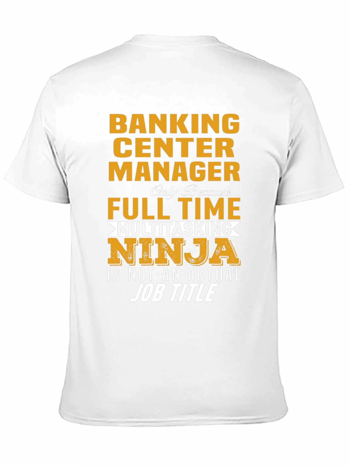 Banking Center Manager Ninja T-Shirt