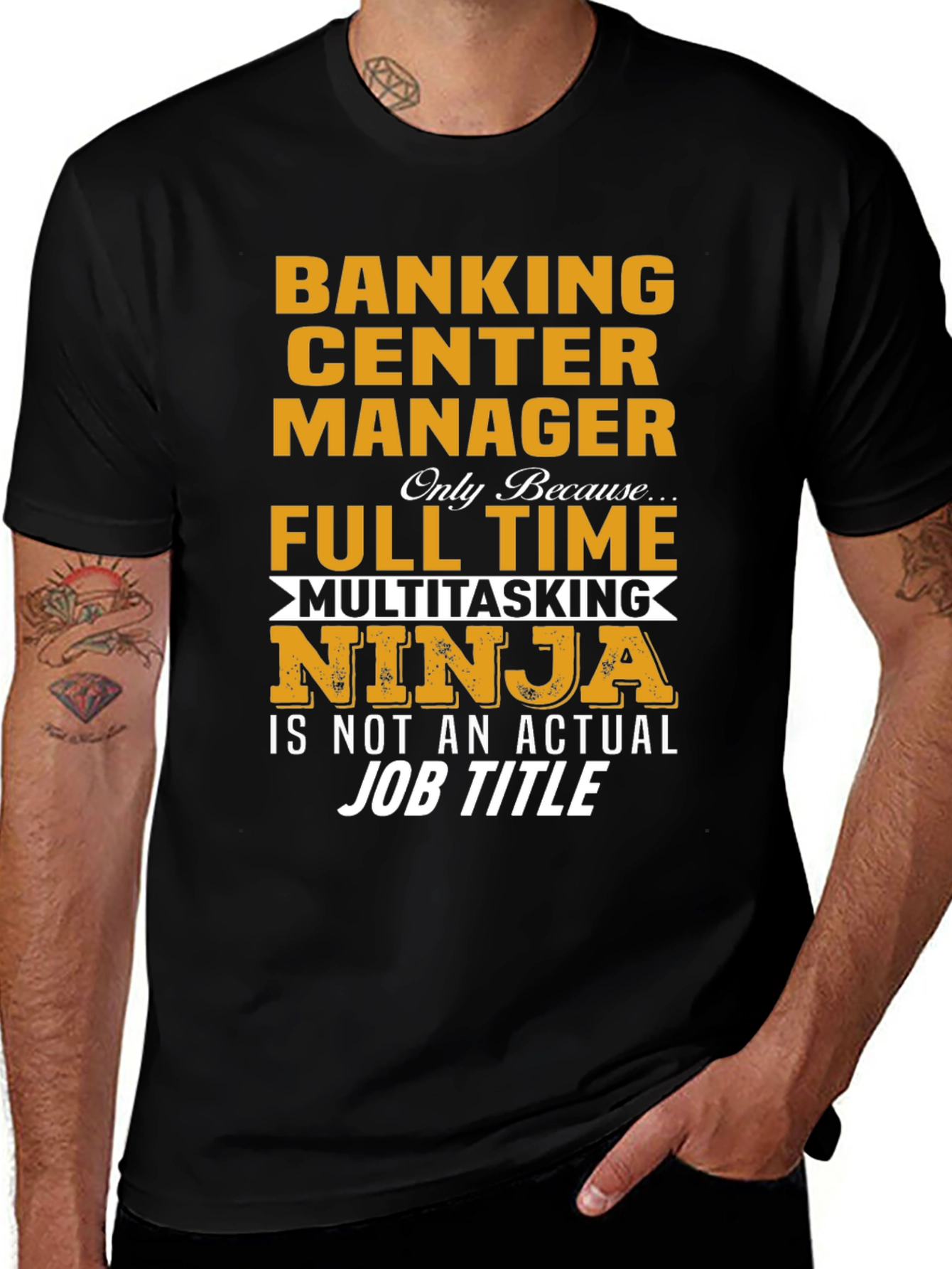Banking Center Manager Ninja T-Shirt