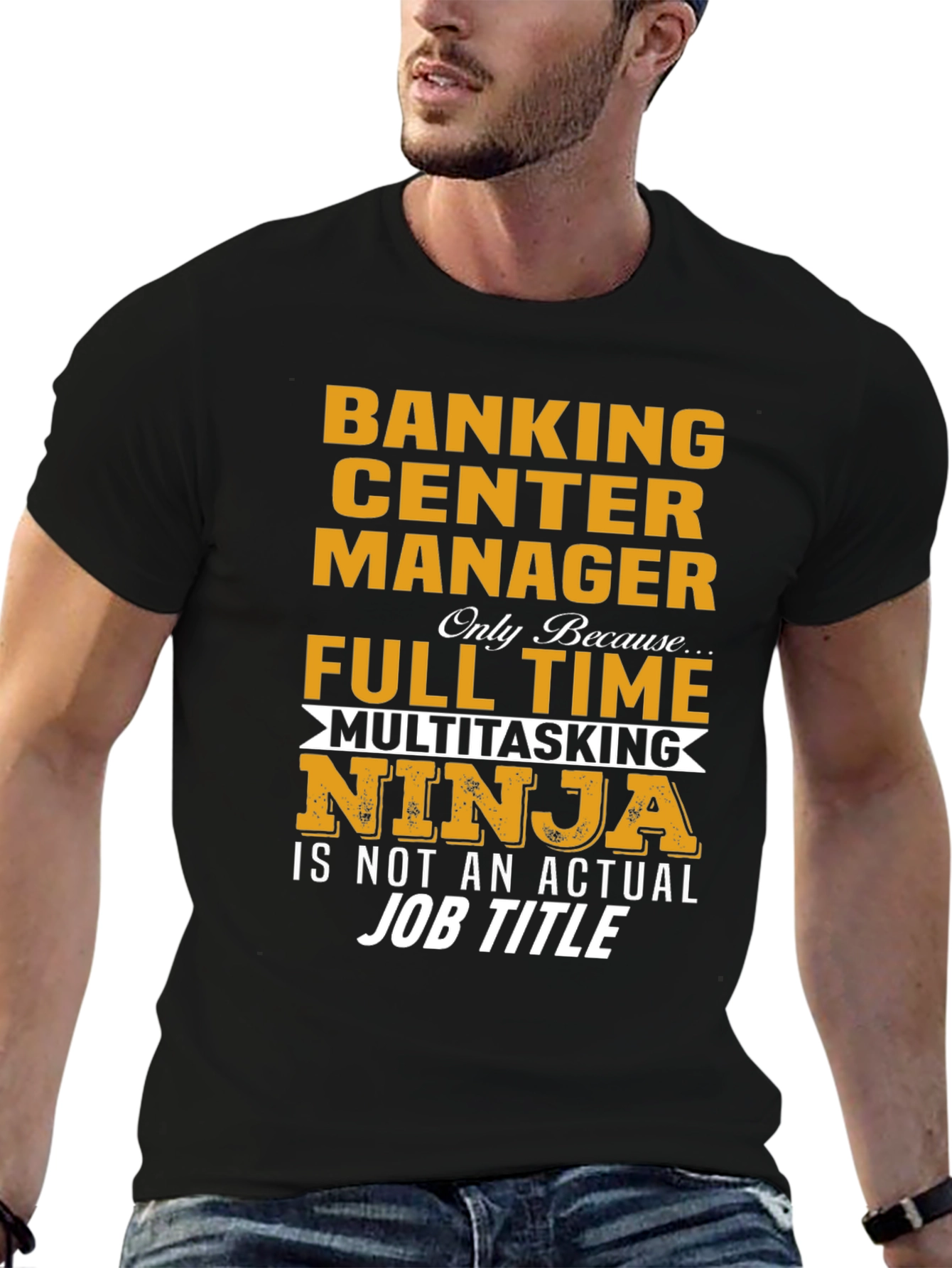 Banking Center Manager Ninja T-Shirt