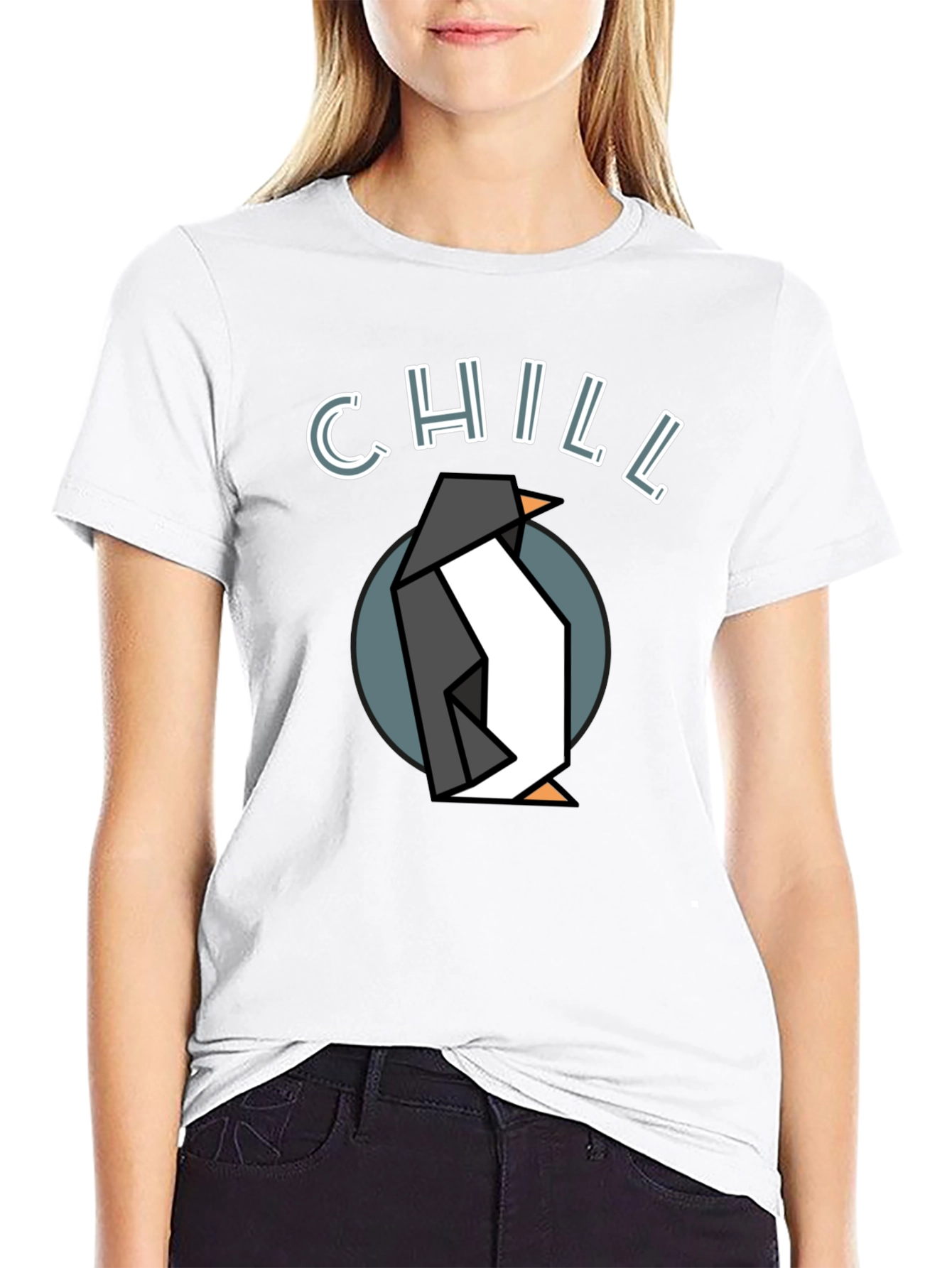 Chill Penguin Graphic Tee - Stylish Comfort