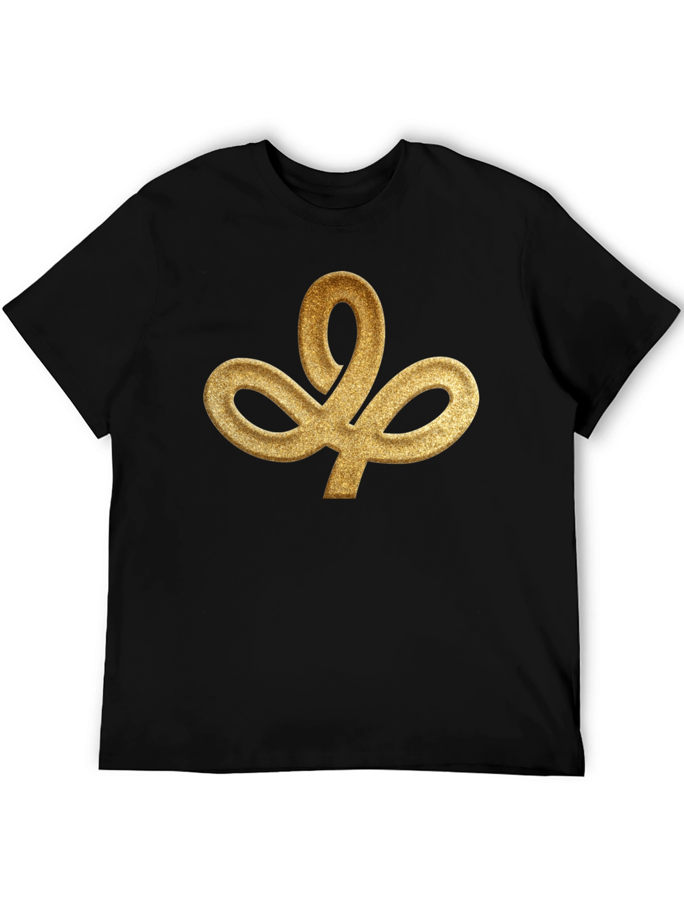 Golden Trefoil Black T-Shirt