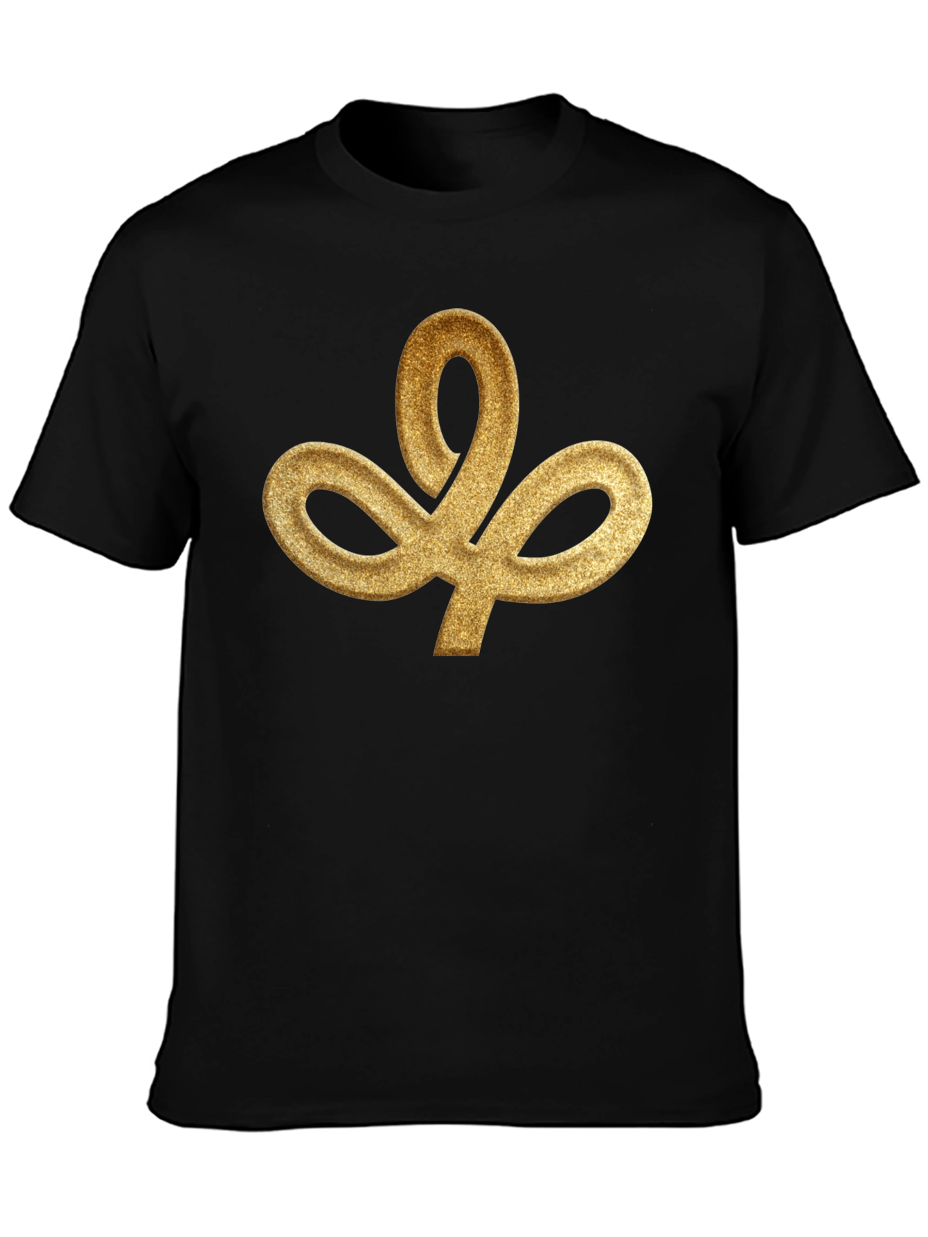 Golden Trefoil Black T-Shirt