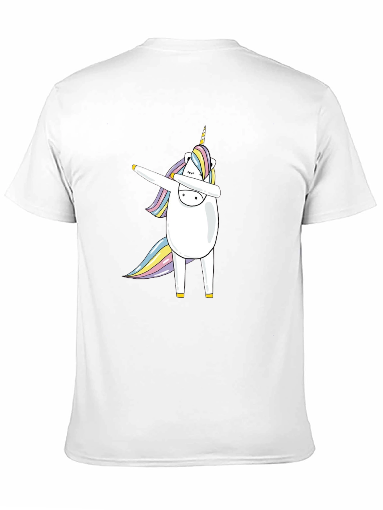 Dabbing Unicorn Black T-Shirt