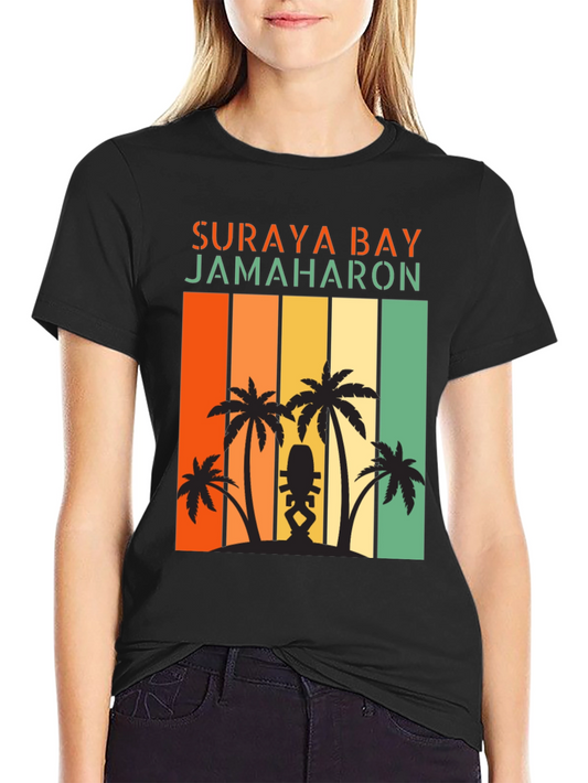 Suraya Bay Jamaharon Retro Palm Tree T-Shirt