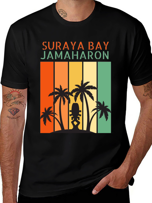 Suraya Bay Jamaharon Retro Palm Tree T-Shirt