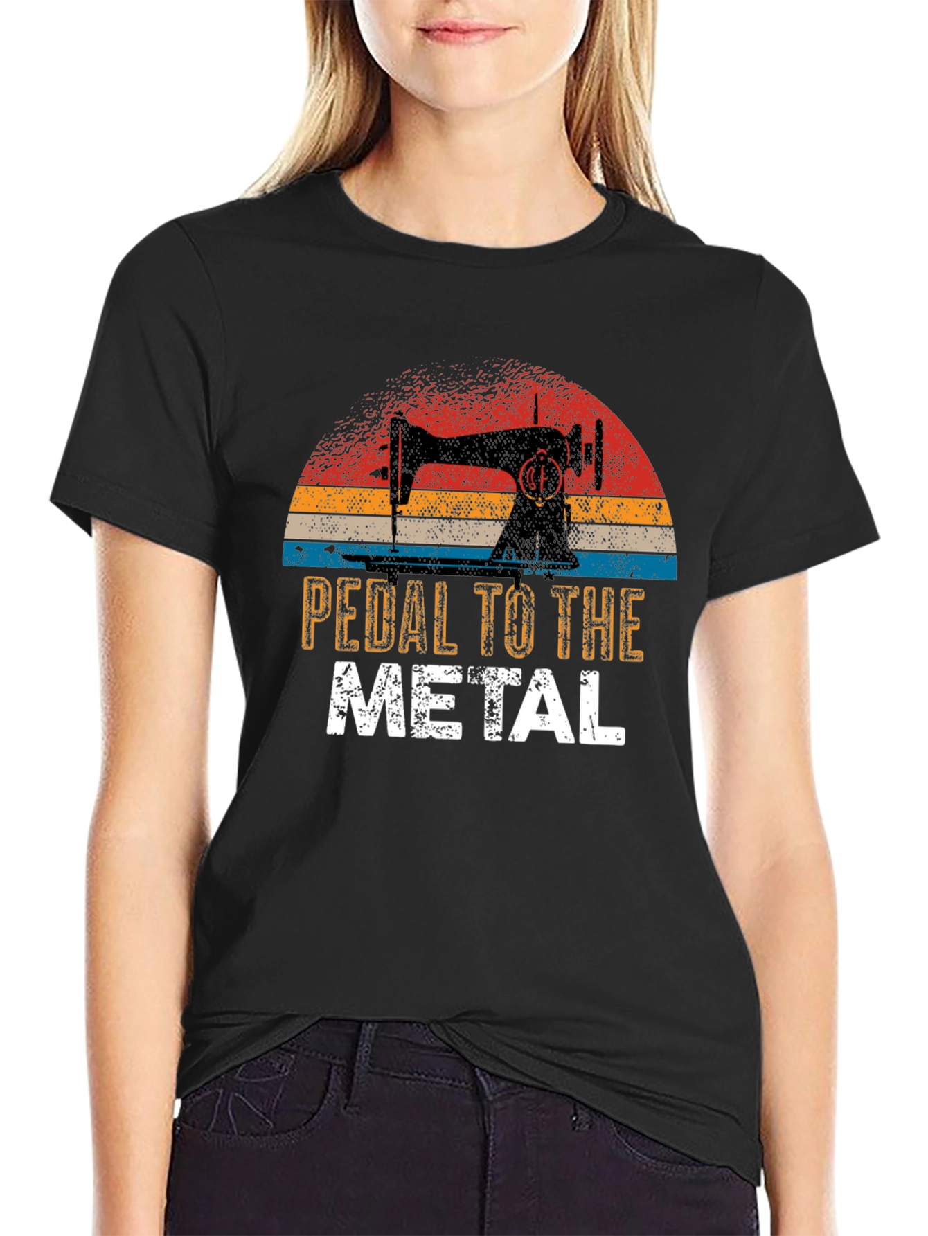 Pedal to the Metal Sewing T-Shirt