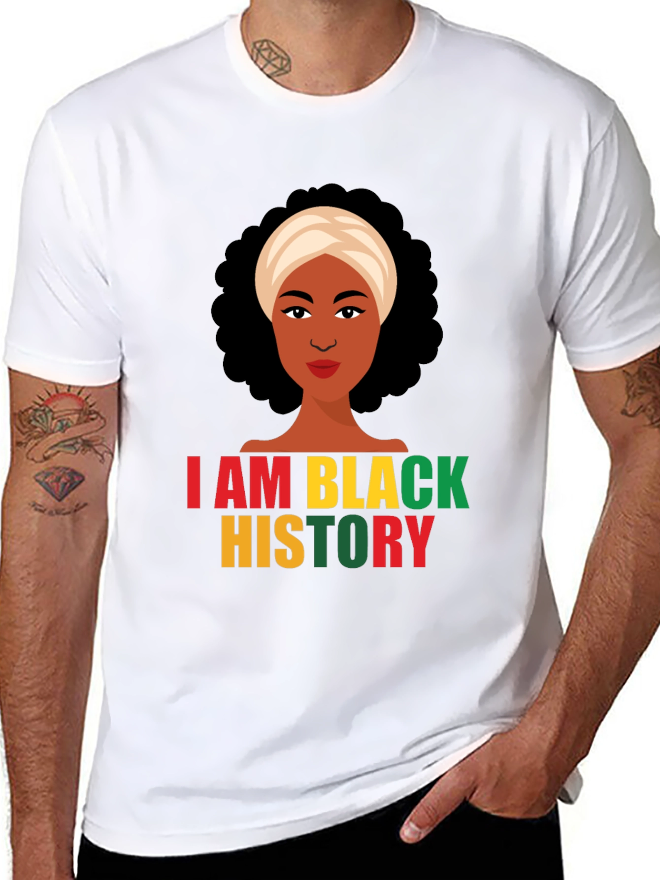 I Am Black History Graphic T-Shirt