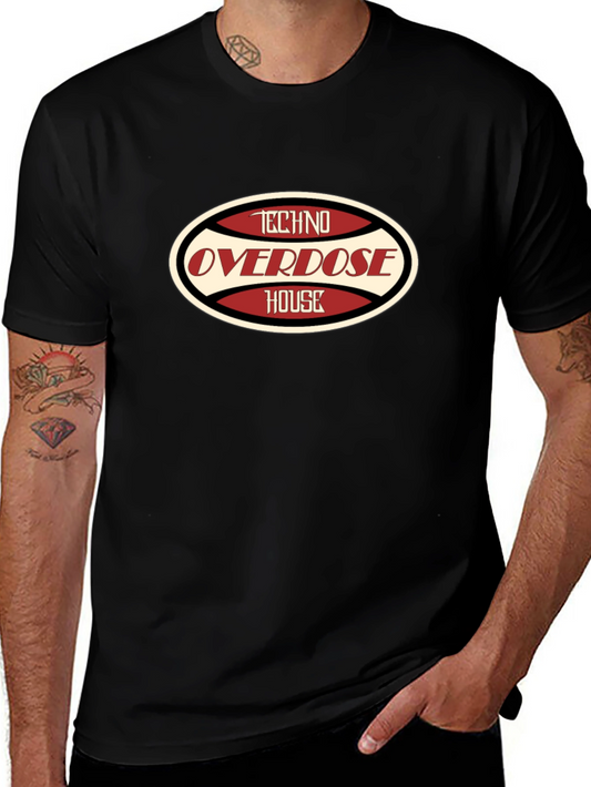 Techno Overdose House Black T-Shirt