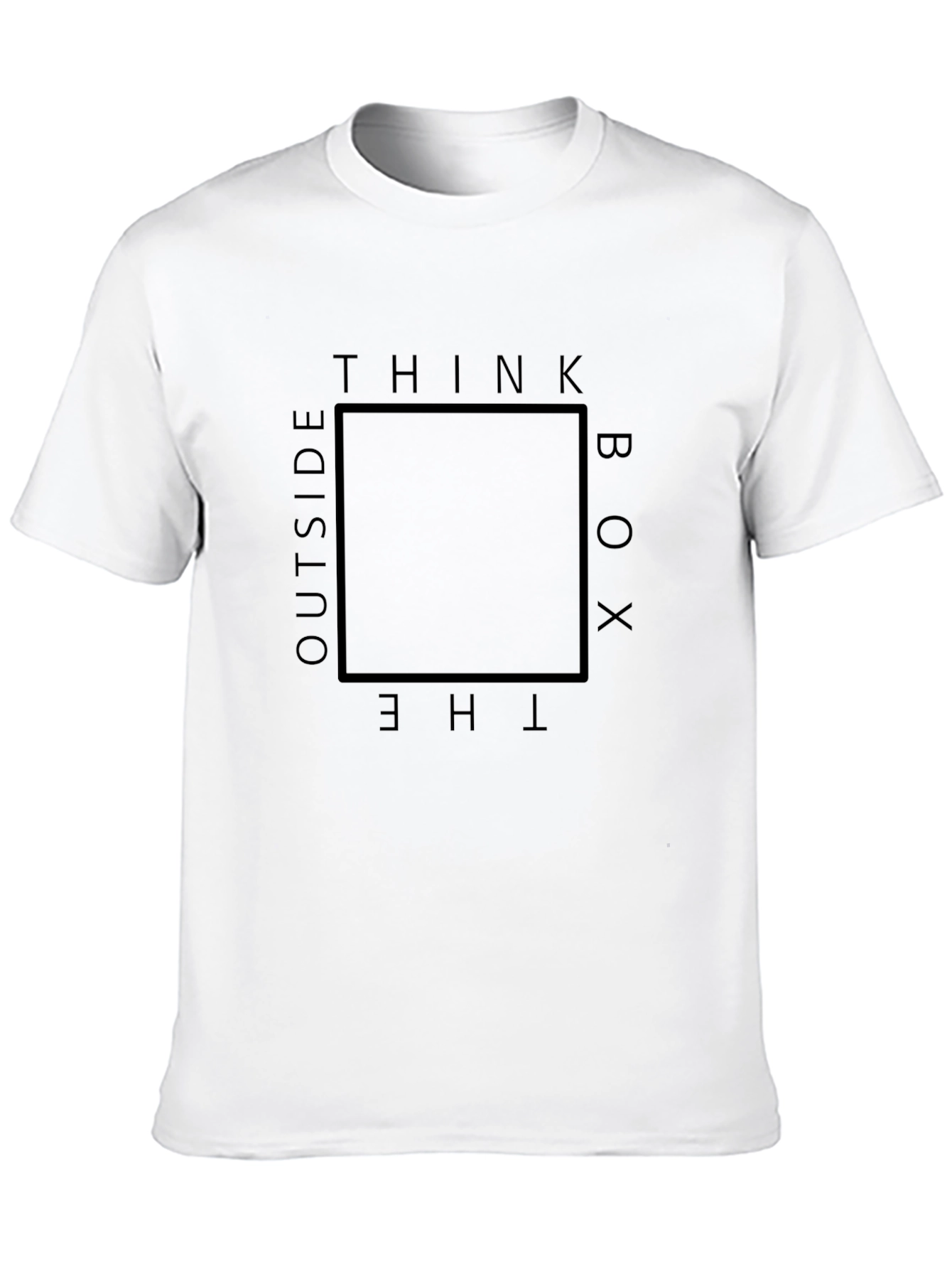 Think Outside the Box T-Shirt - Mens Graphic Tee