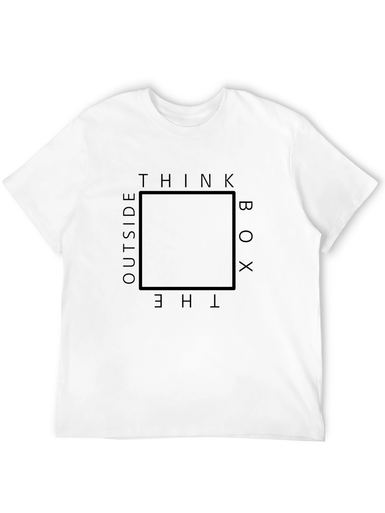 Think Outside the Box T-Shirt - Mens Graphic Tee