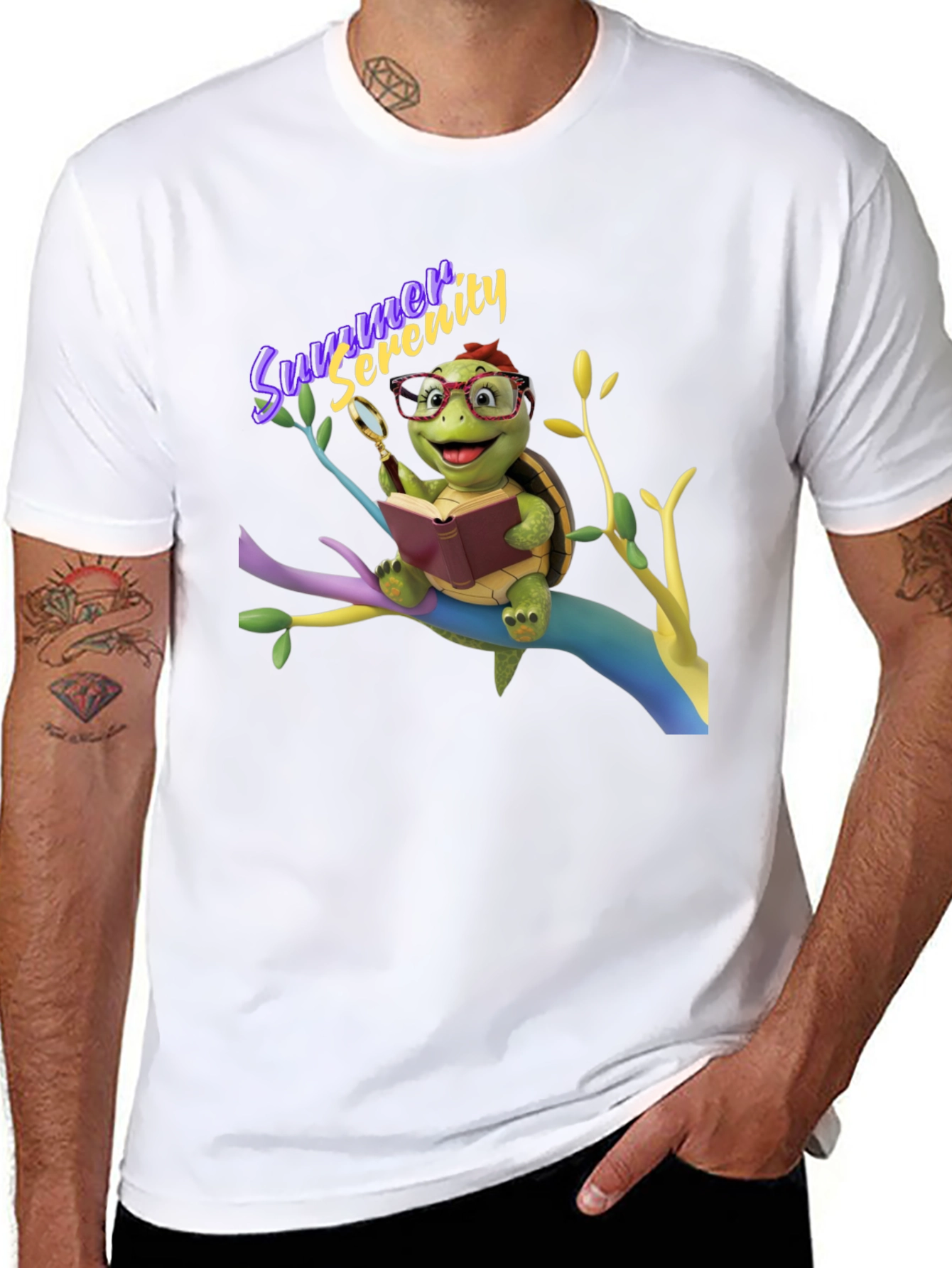 Summer Serenity Turtle T-Shirt