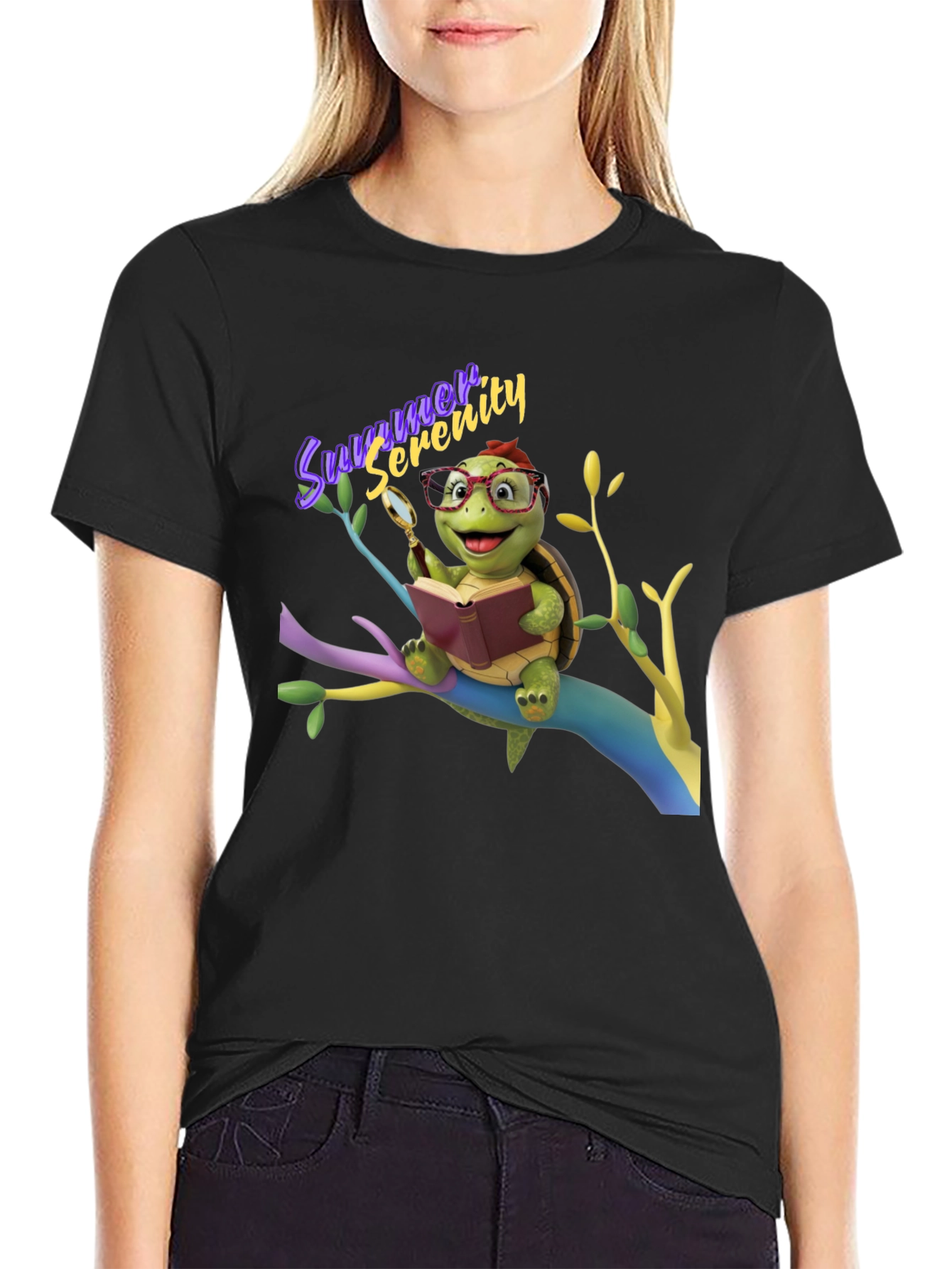 Summer Serenity Turtle T-Shirt