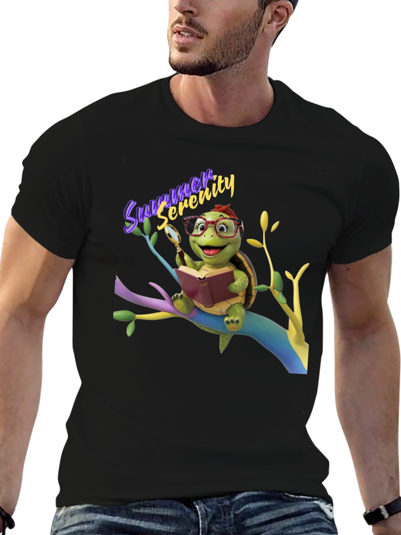 Summer Serenity Turtle T-Shirt