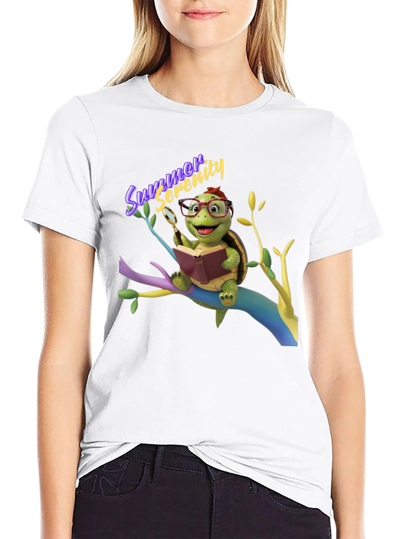 Summer Serenity Turtle T-Shirt