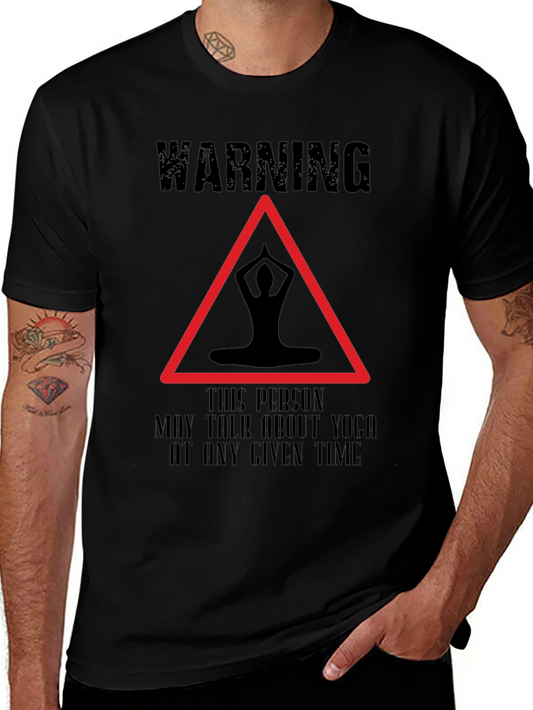 Yoga Lover Warning T-Shirt