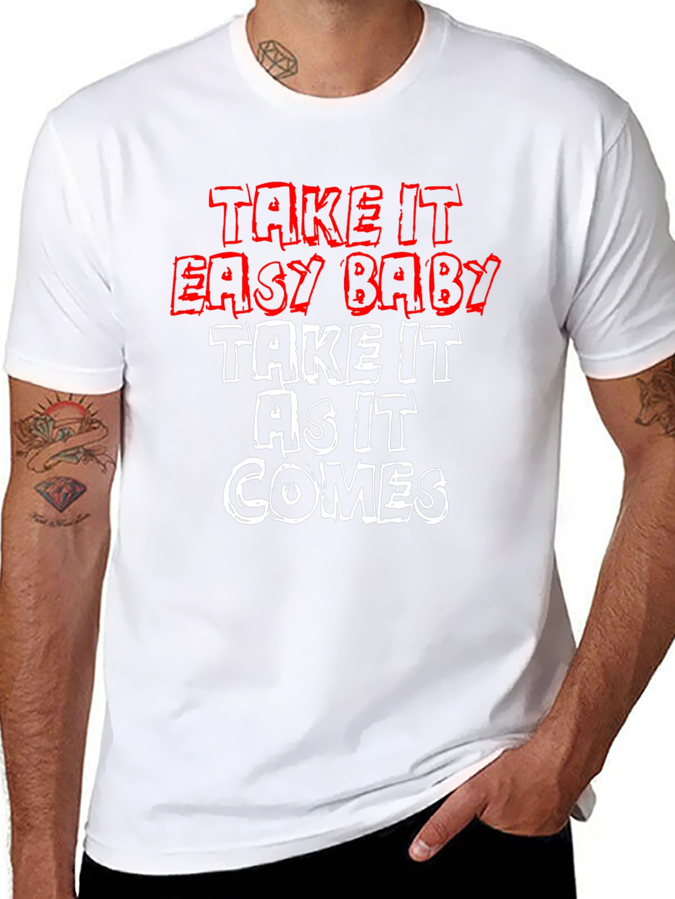 Take It Easy Graphic Tee - Relaxed Vibe
