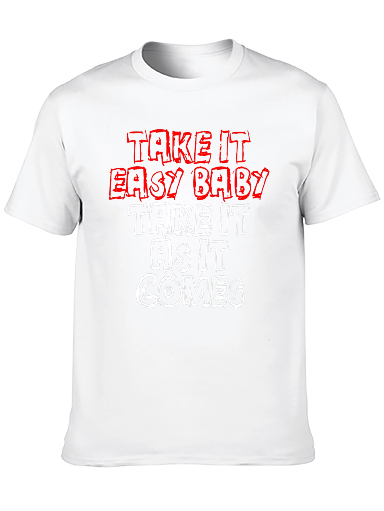 Take It Easy Graphic Tee - Relaxed Vibe