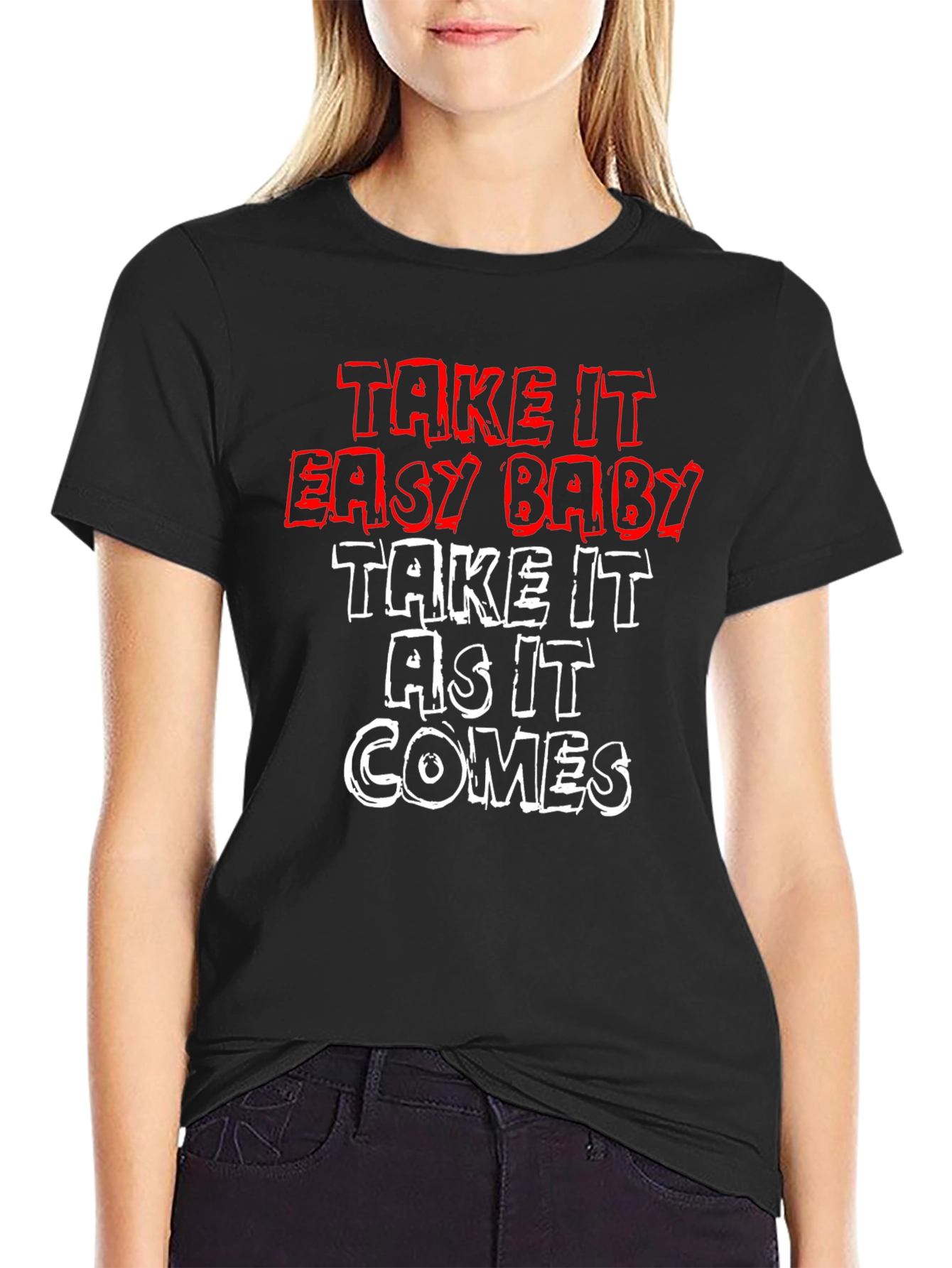 Take It Easy Graphic Tee - Relaxed Vibe