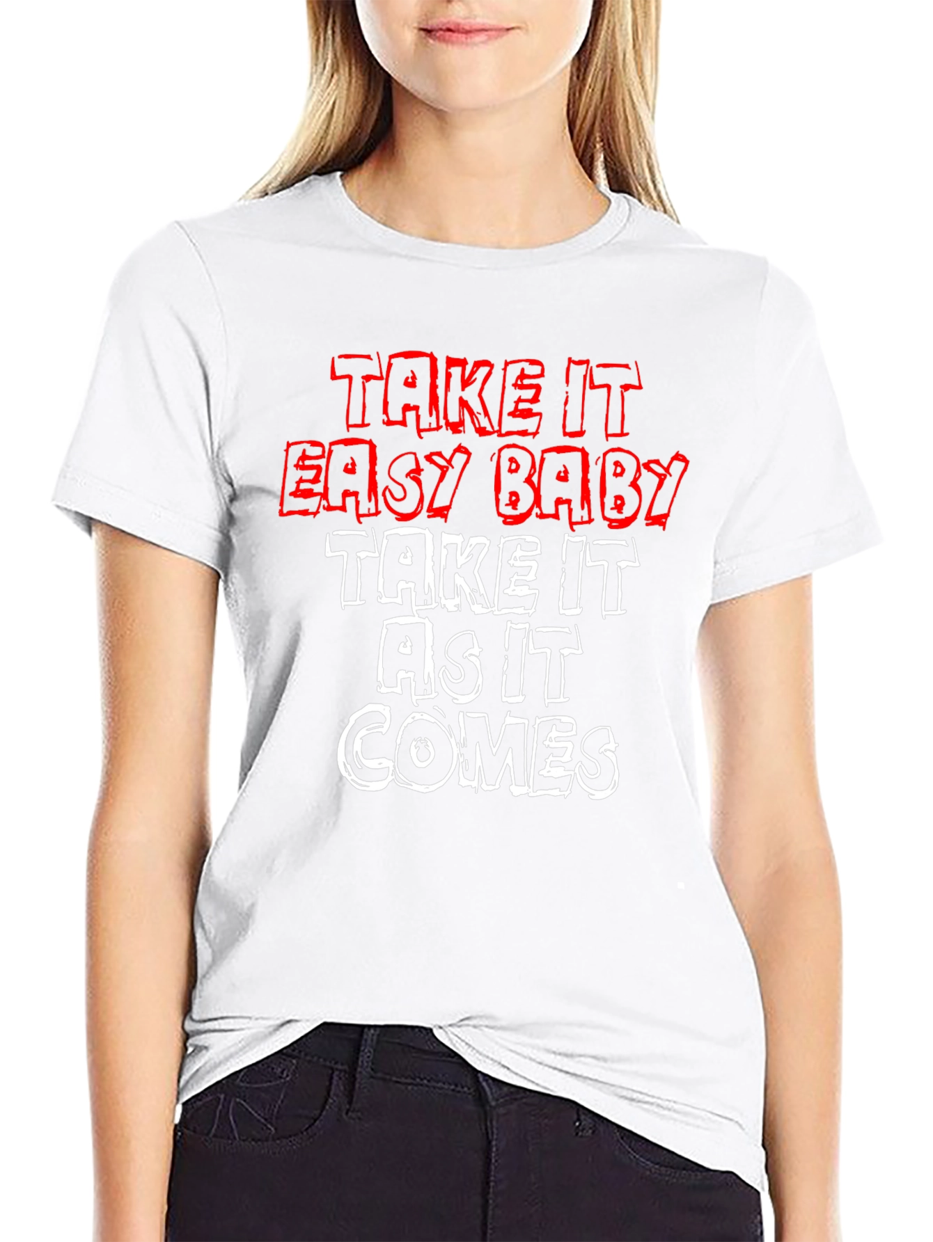 Take It Easy Graphic Tee - Relaxed Vibe